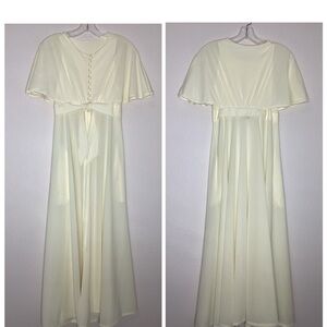 Vintage Blanche by Ralph Montenegro House Dress Butter Yellow S